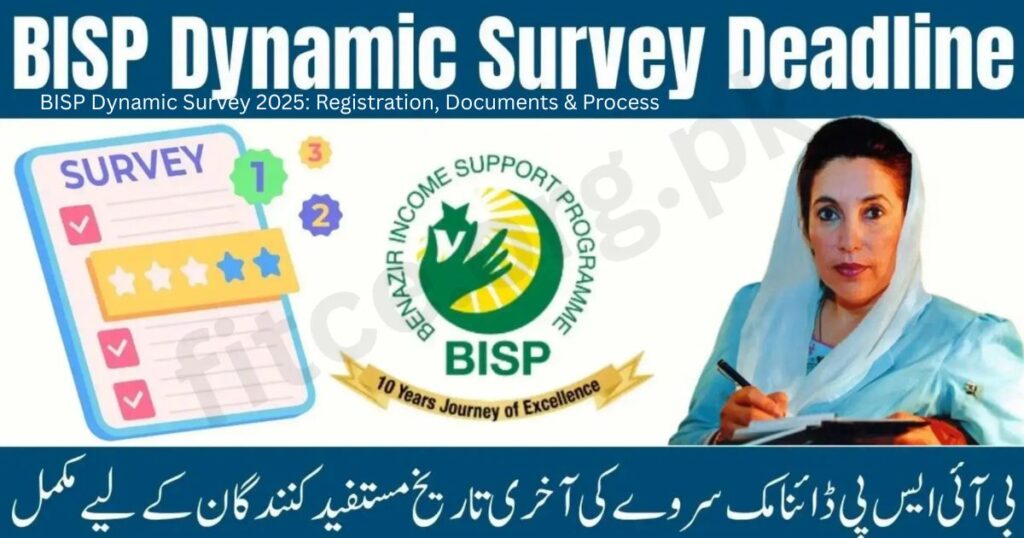 BISP Dynamic Survey 2025: Registration, Documents & Process 2 BISP Dynamic Survey 2025 Registration Documents Process 1